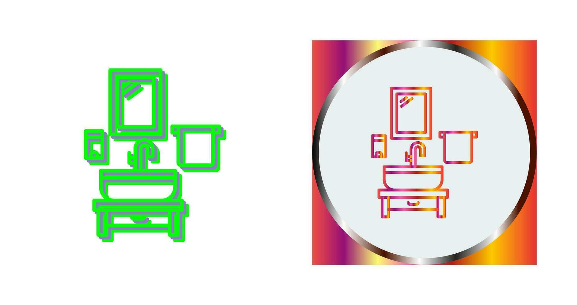 Washbasin Vector Icon