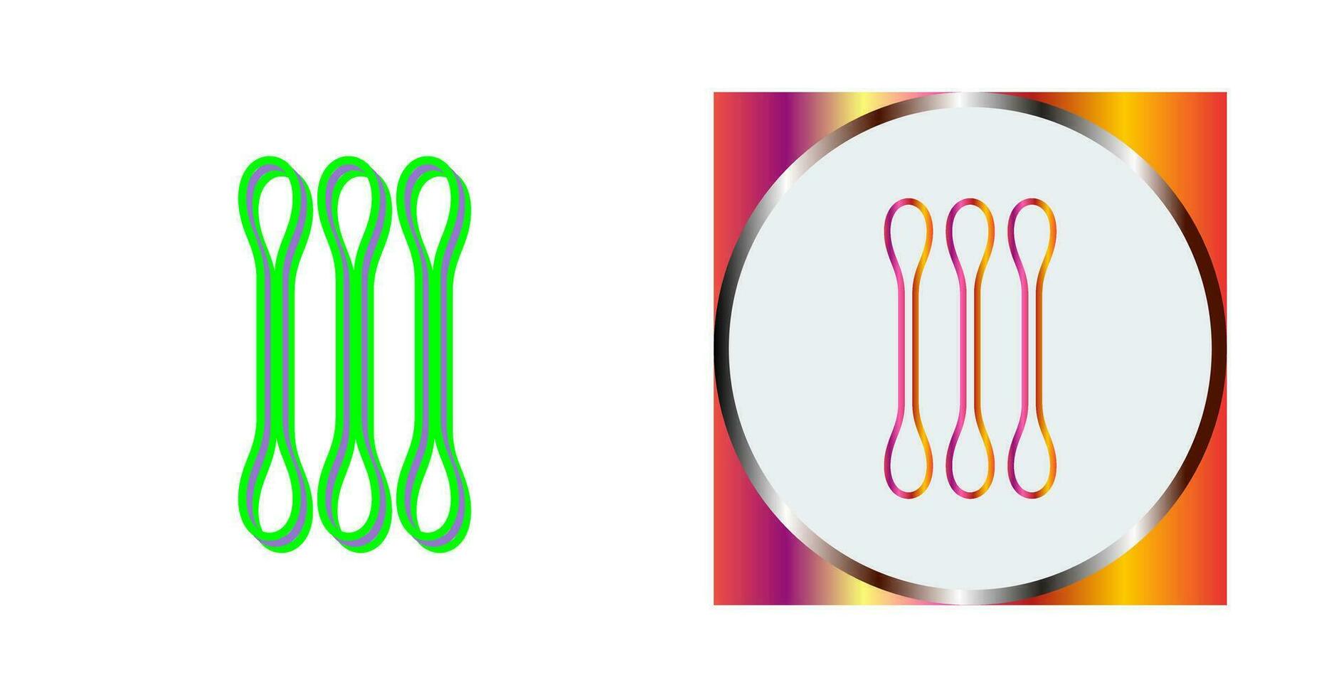 Cotton Bud Vector Icon