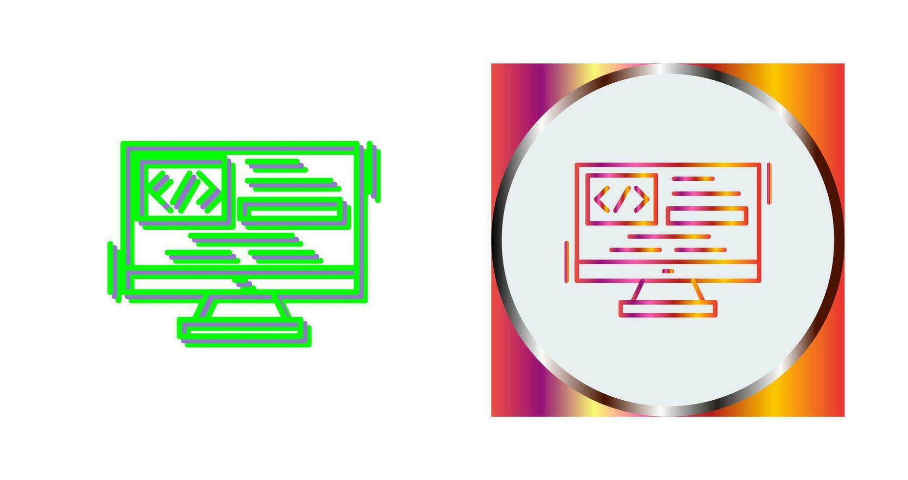Coding Vector Icon
