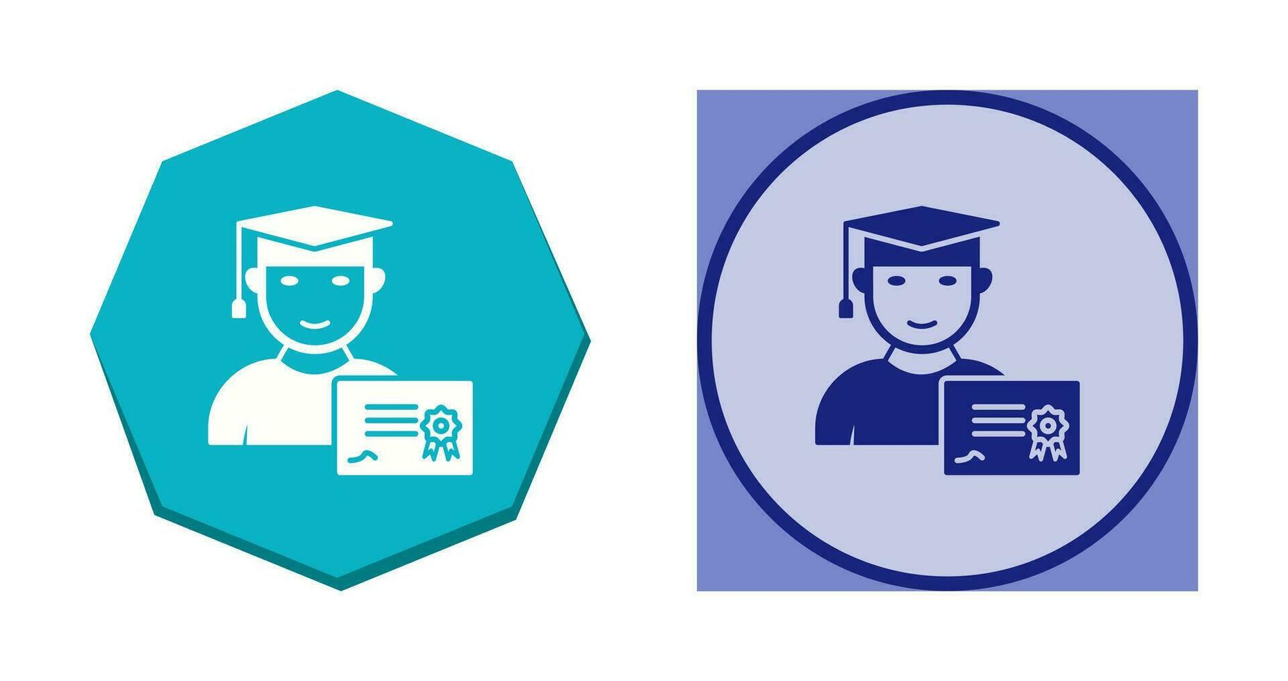 Unique Receiving Diploma Vector Icon