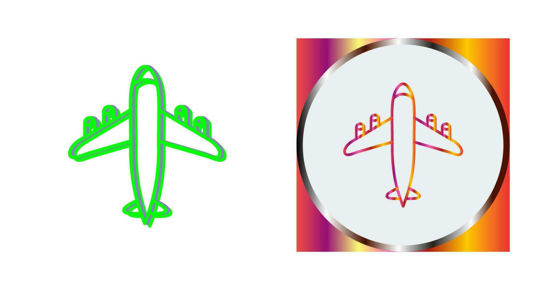 Flying Airplane Vector Icon