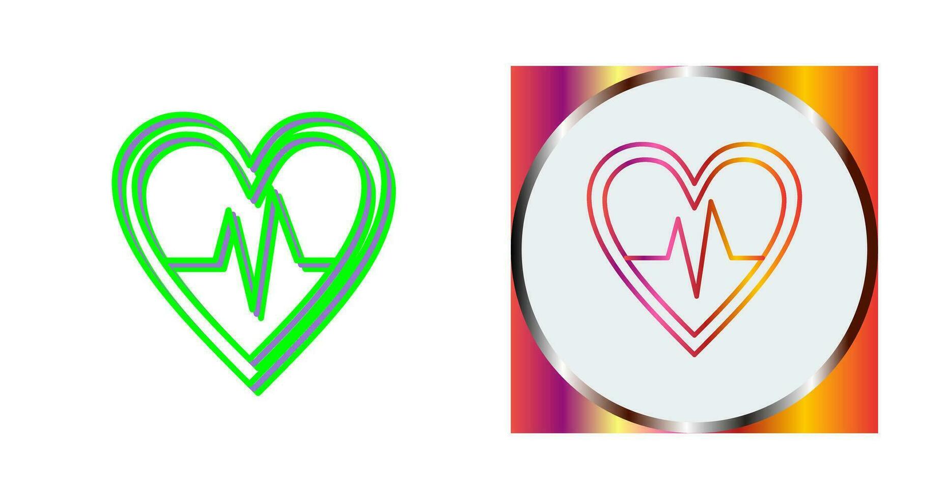 icono de vector de cardiograma