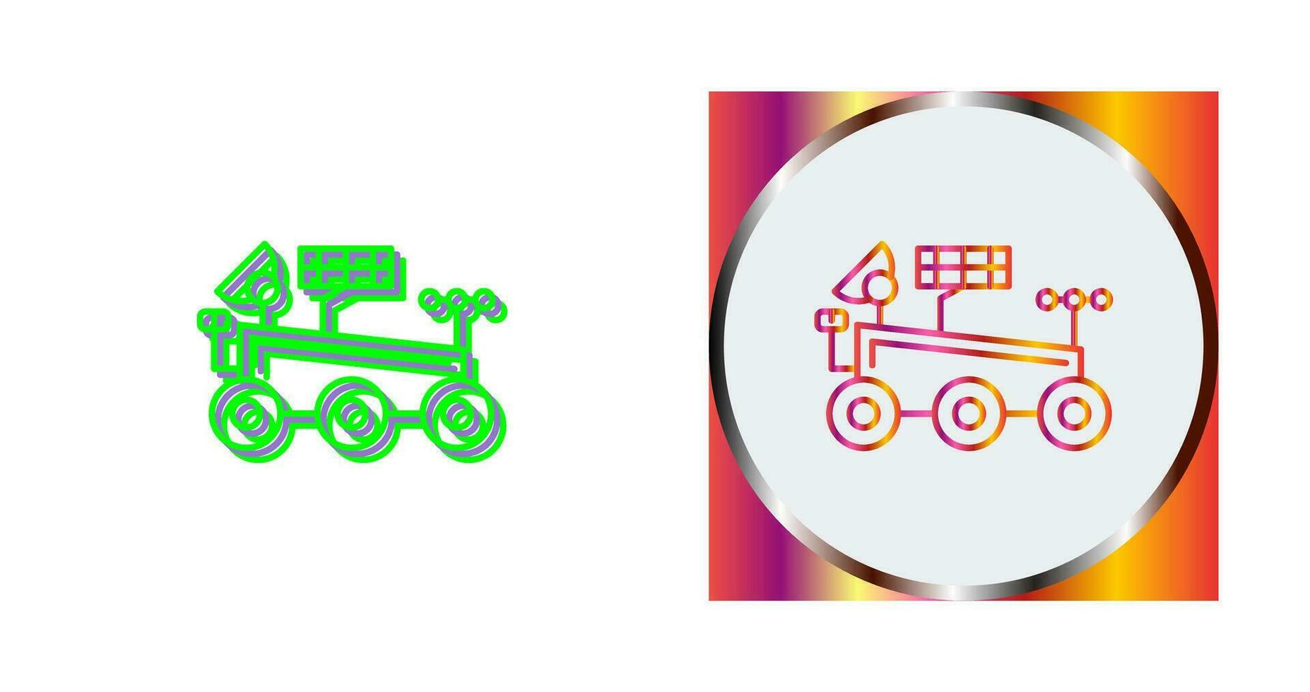 Mars Rover Vector Icon