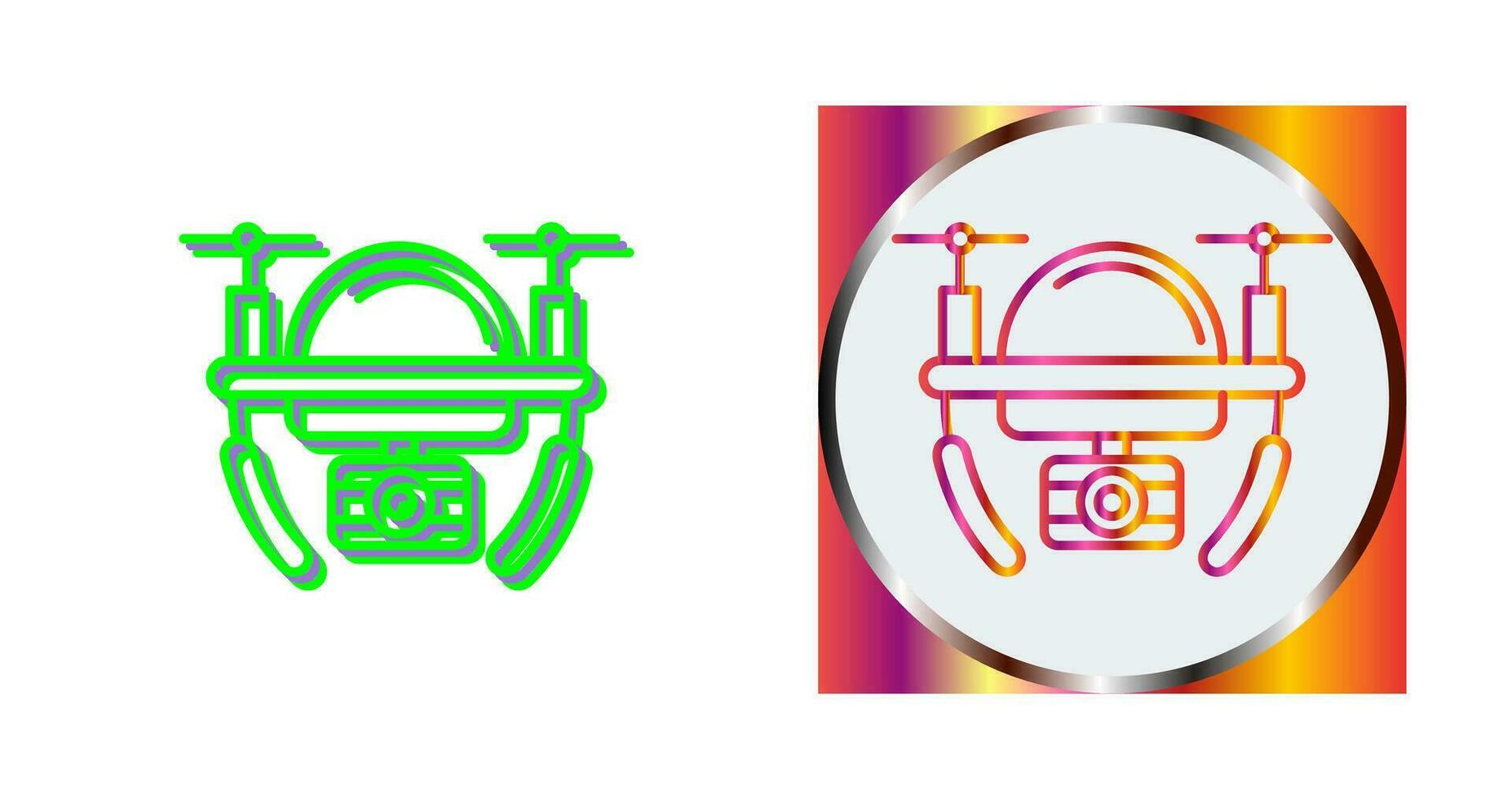 Camera Drone Vector Icon