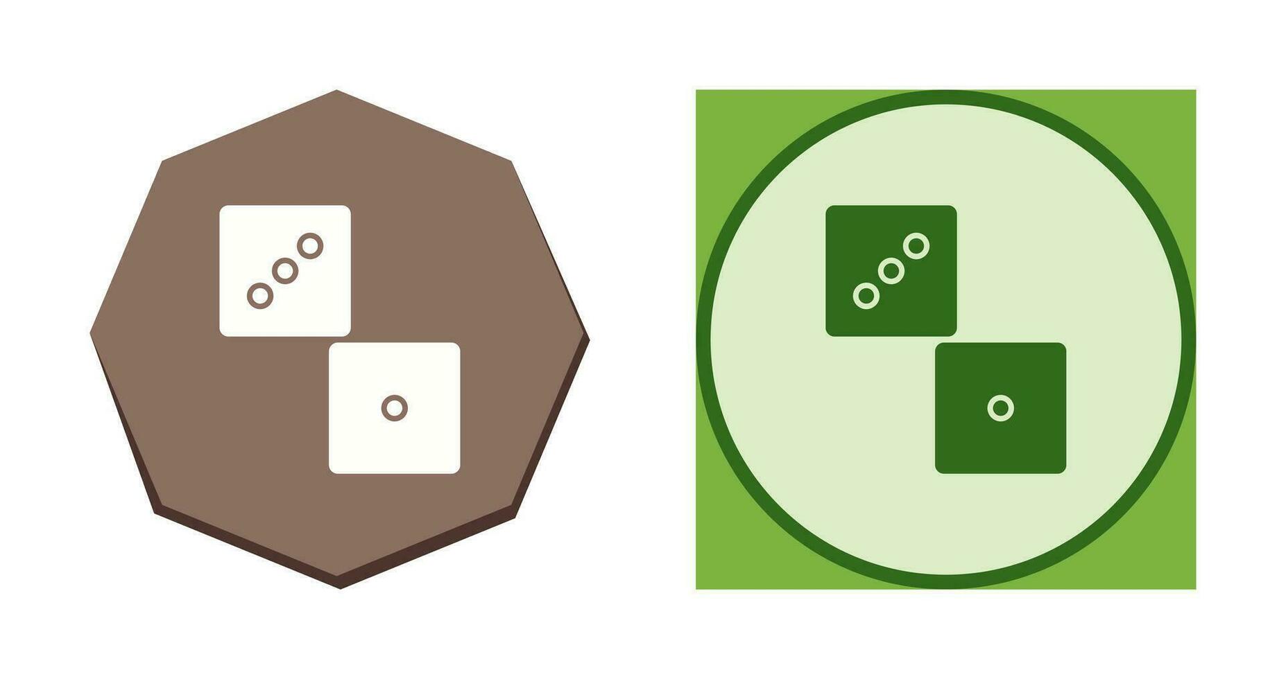 Unique Dice Vector Icon