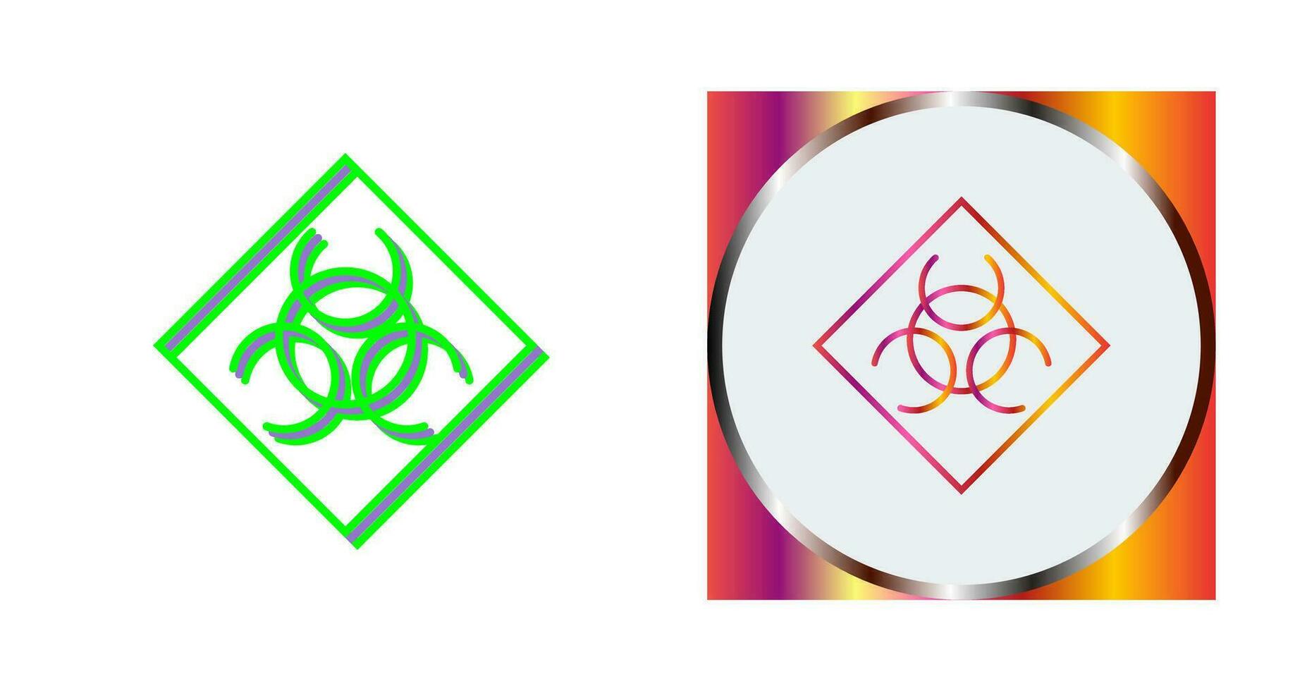 Biological Hazard Vector Icon