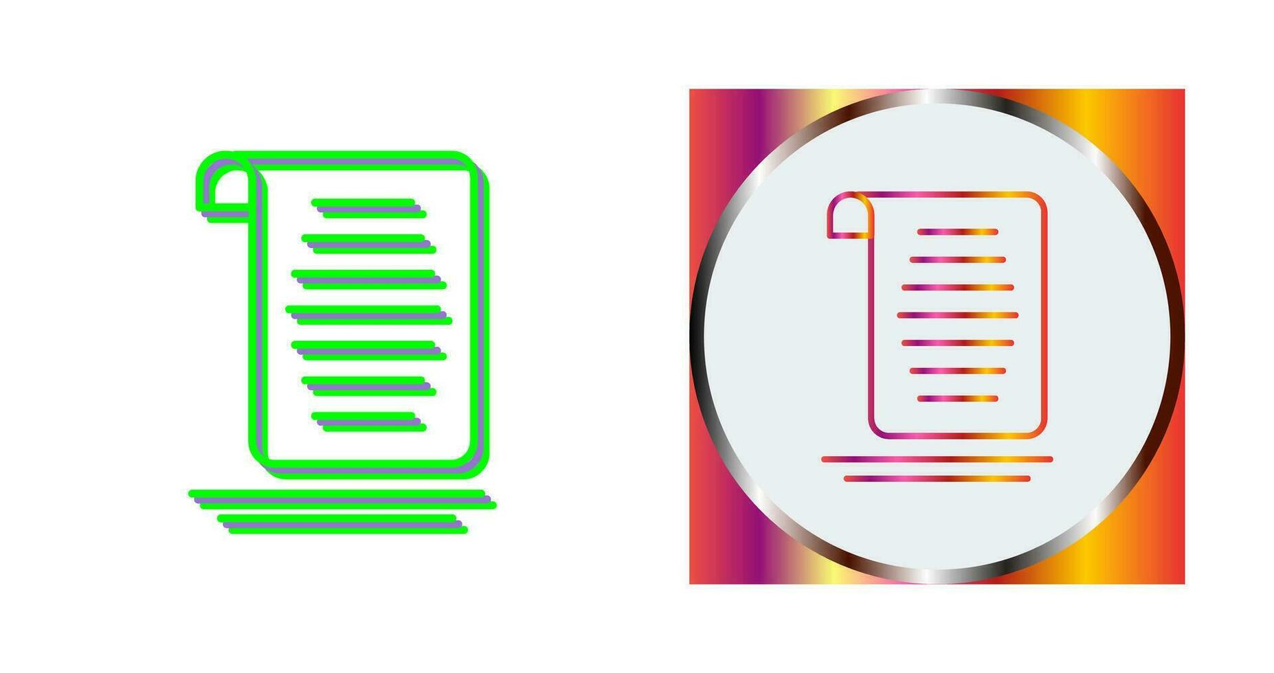 Document Vector Icon
