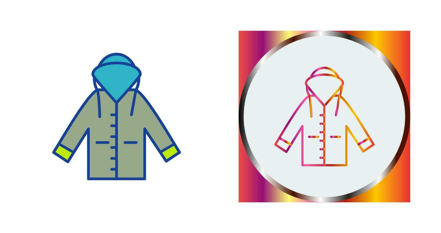 Raincoat Vector Icon