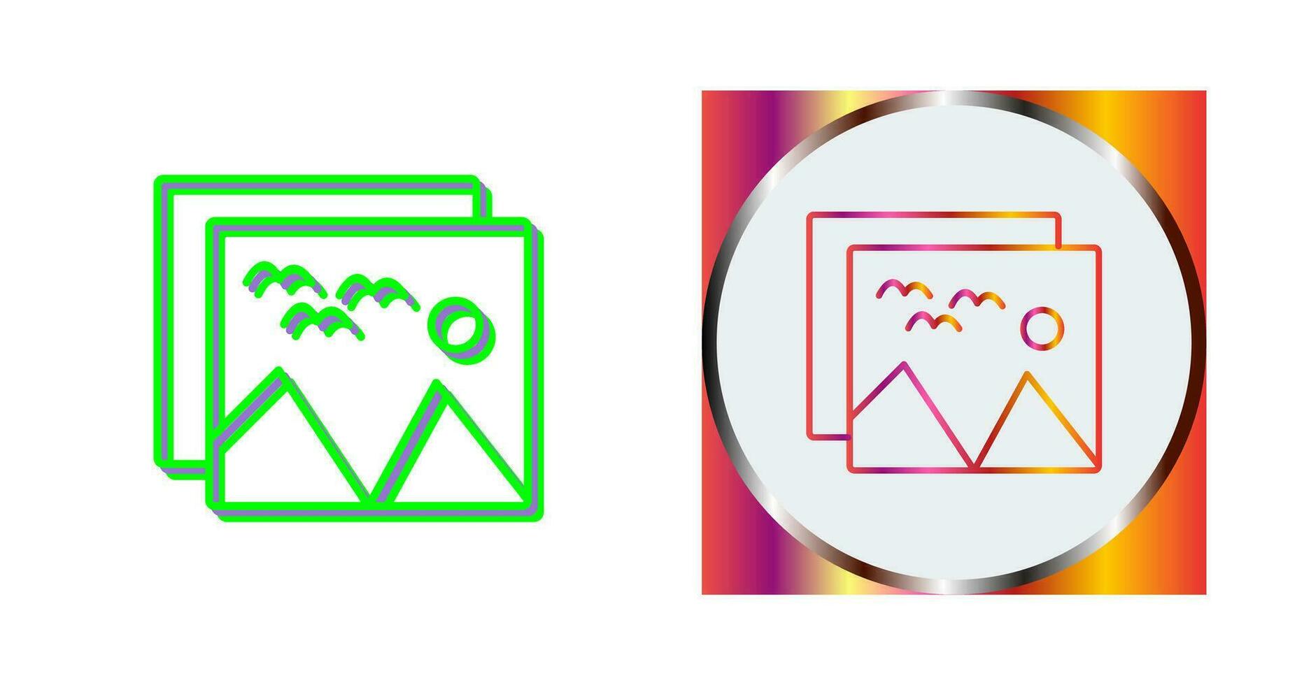 Pictures Vector Icon