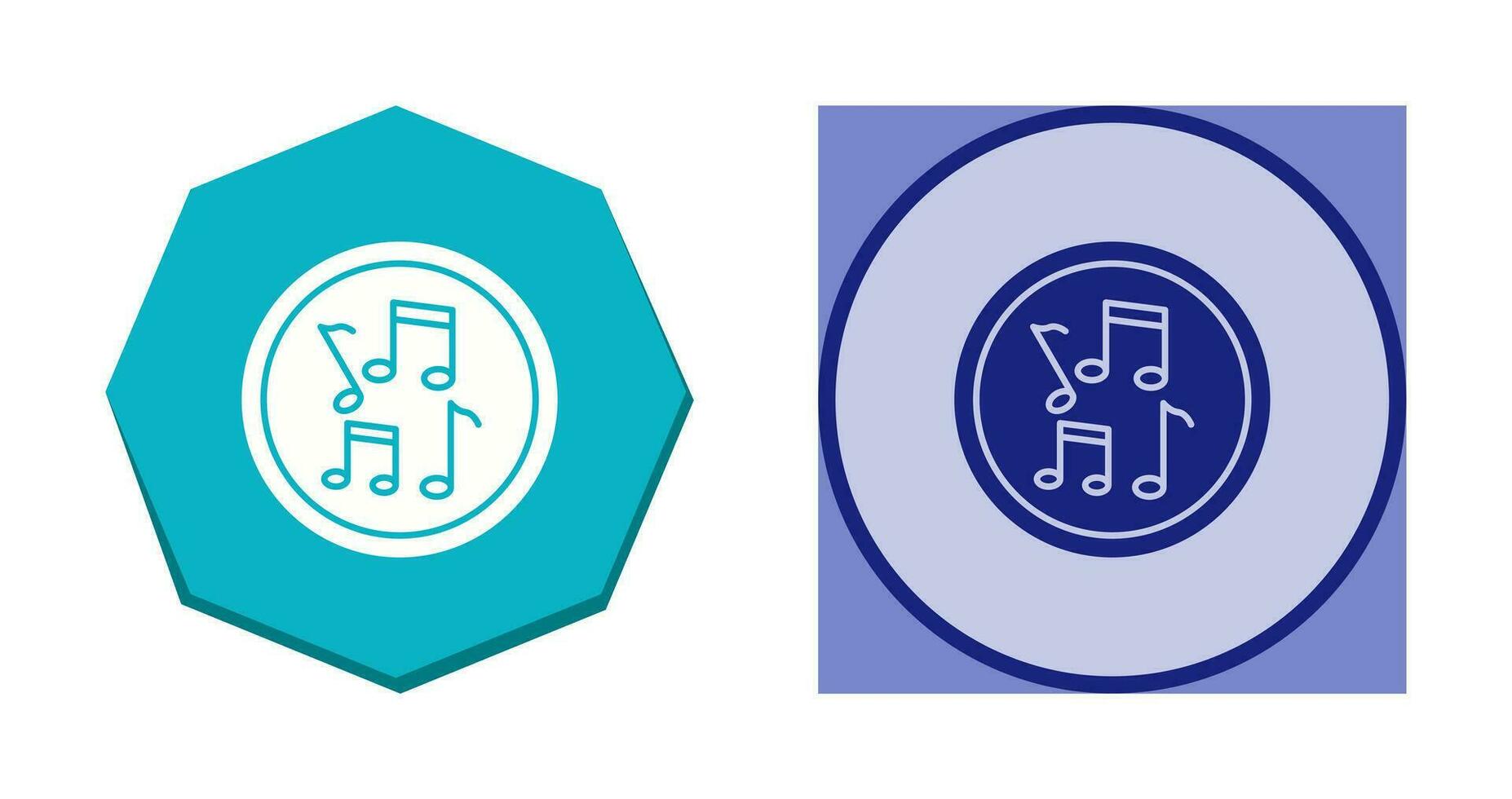Musical Notes Vector Icon