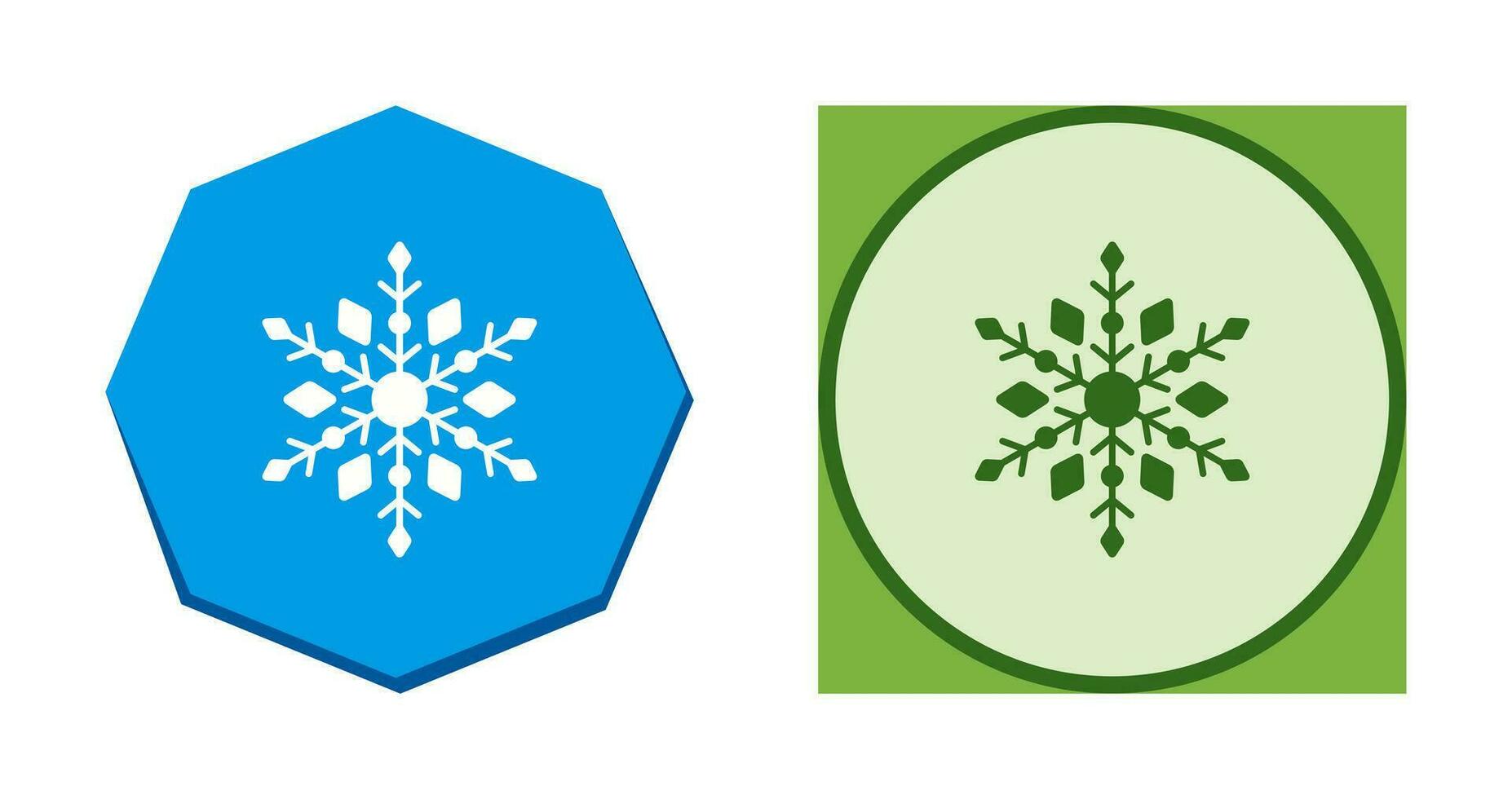 icono de vector de copo de nieve