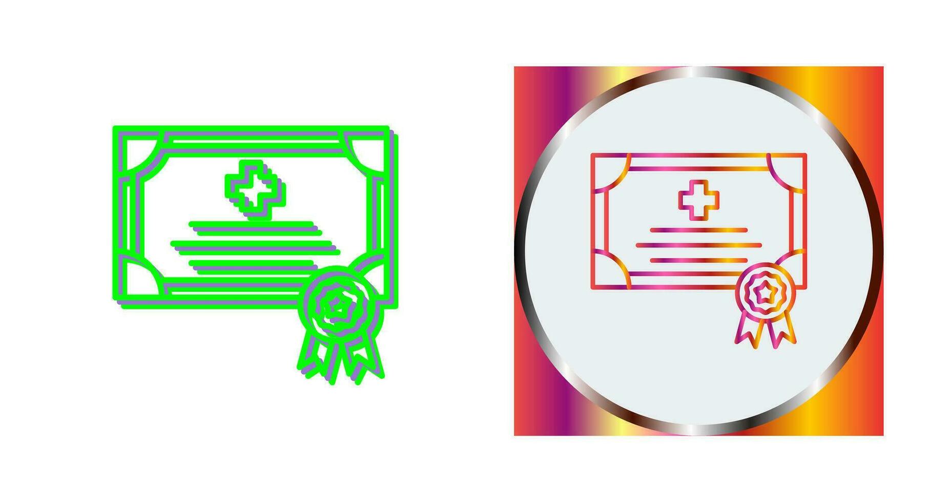 Certificate Vector Icon