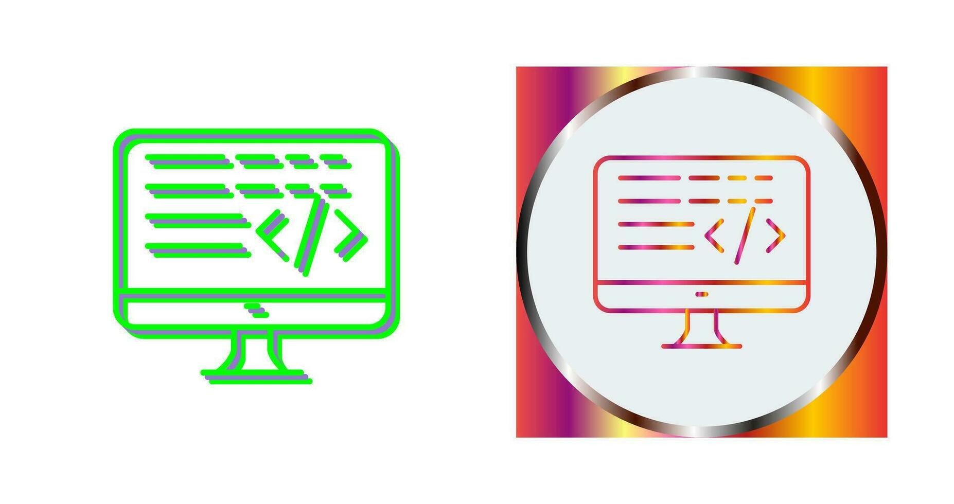 Coding Vector Icon