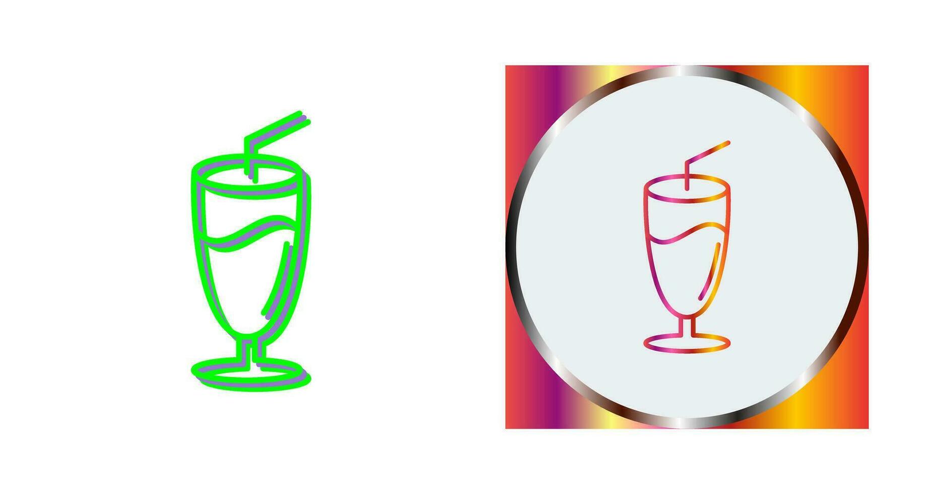 Milkshake Vector Icon