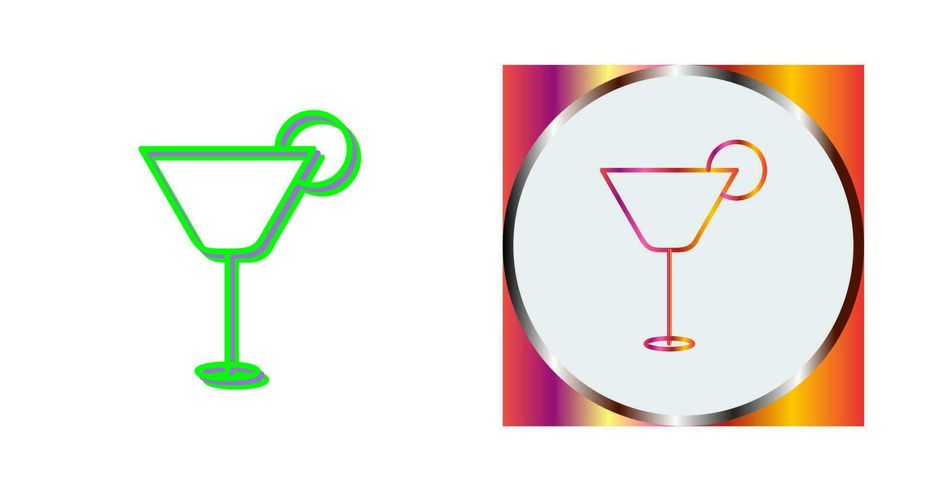 Cocktail Drink Vector Icon
