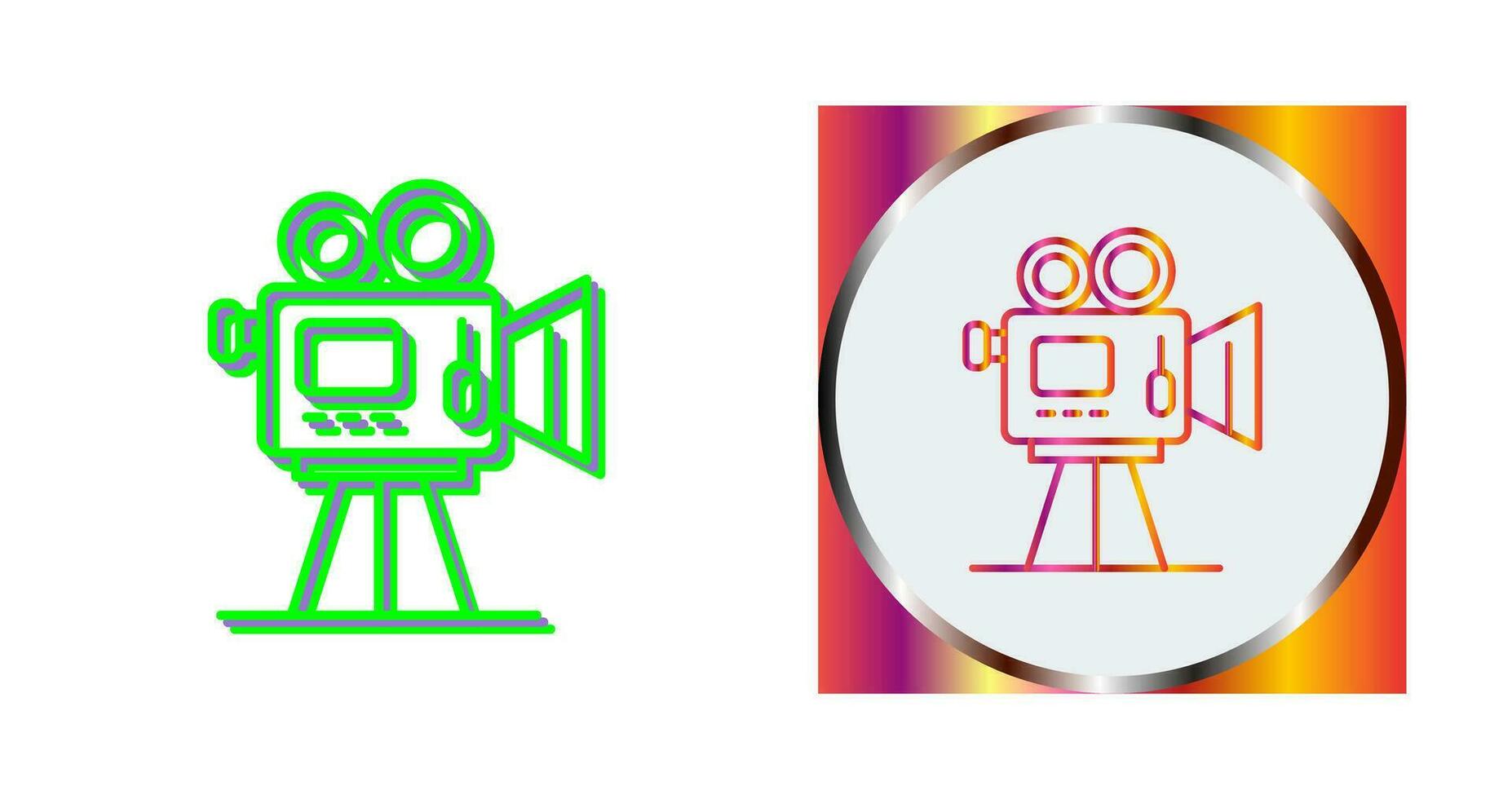 Movie camera Vector Icon