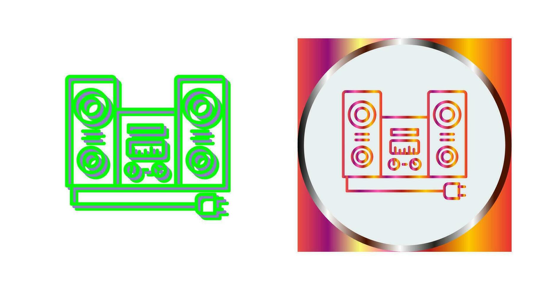 Stereo Vector Icon
