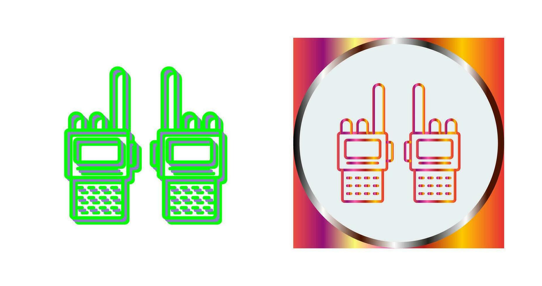 Walkie Talkie Vector Icon