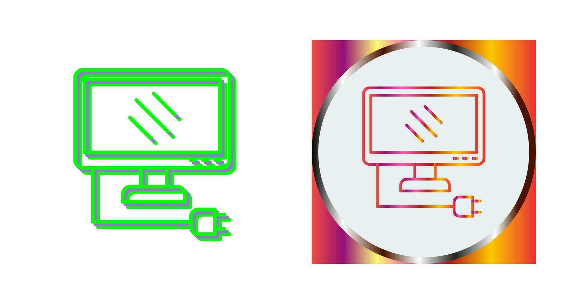 Monitor Vector Icon