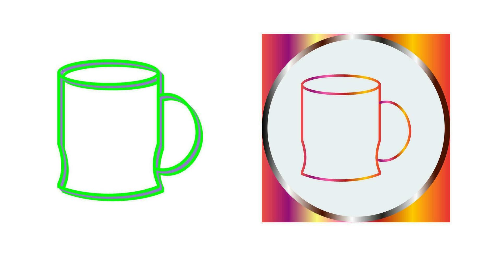 icono de vector de taza de café