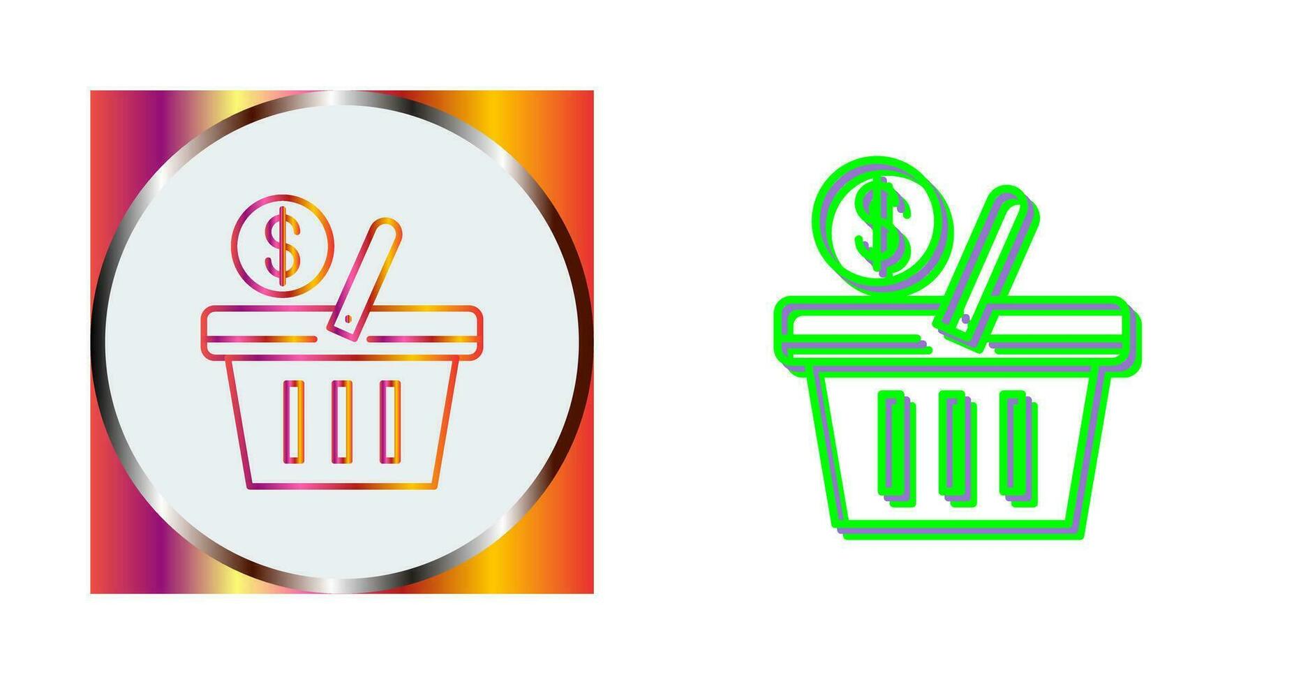 Shopping Basket Vector Icon