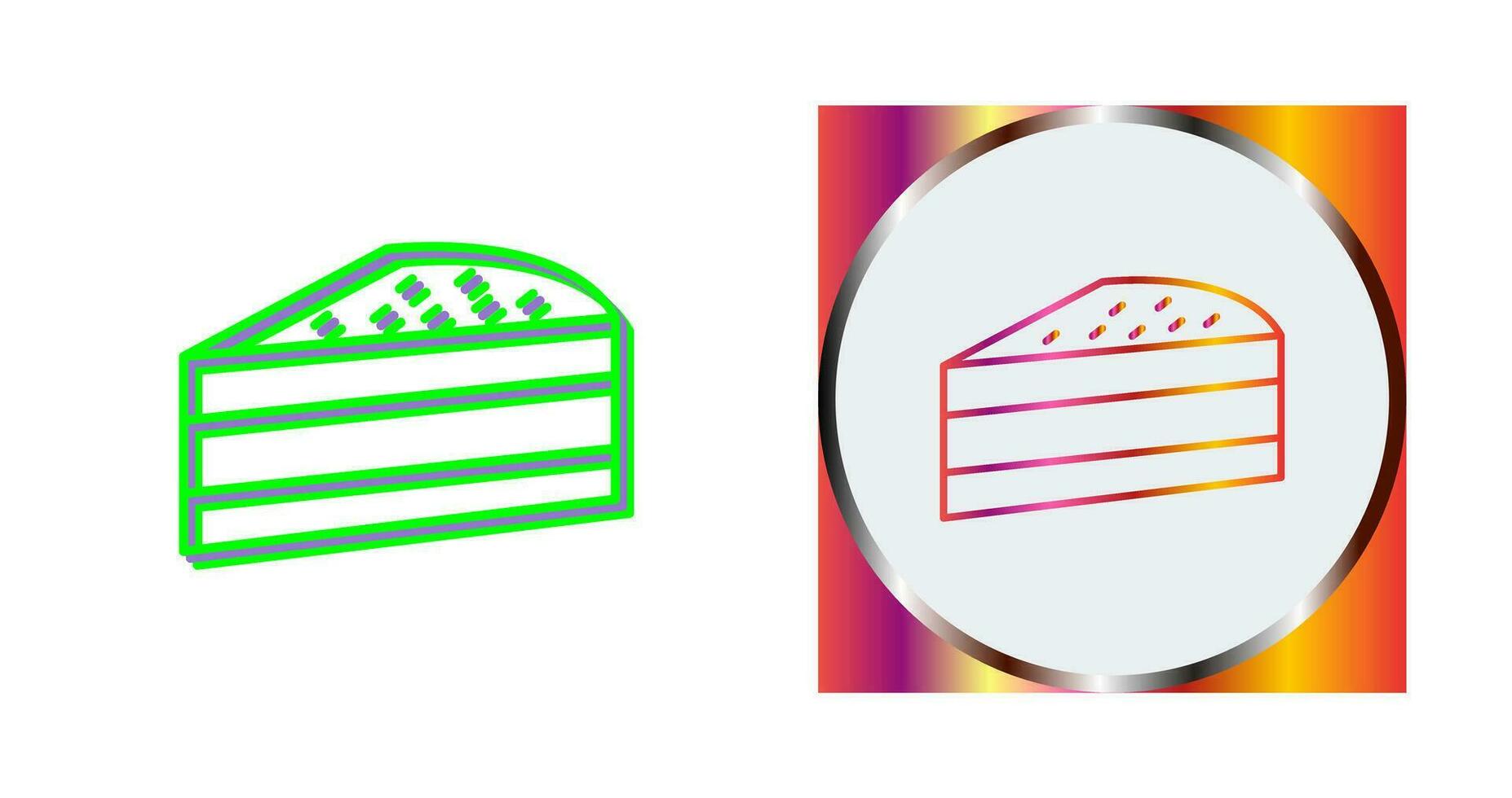 Cake Slice Vector Icon