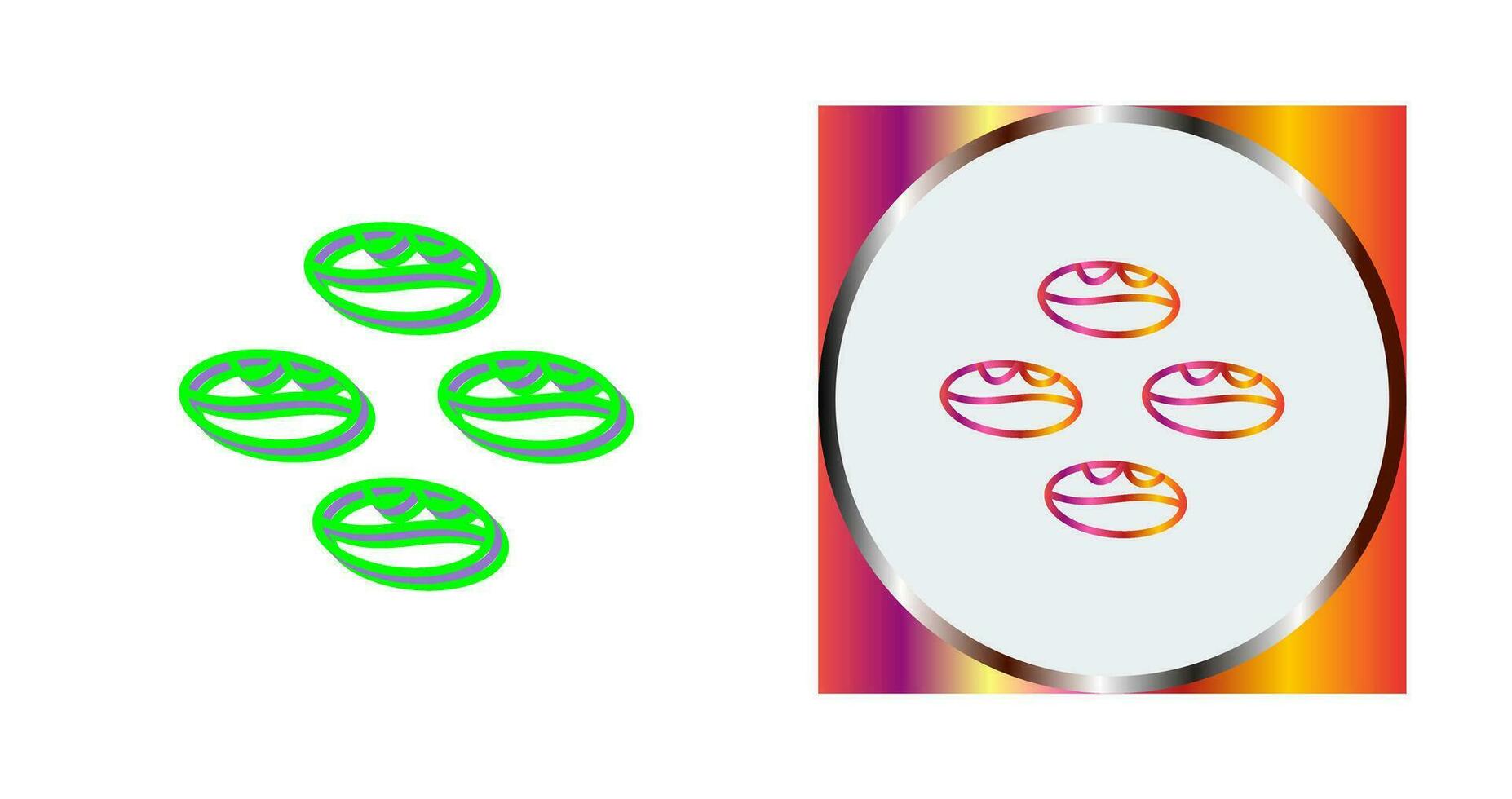 Coffee Beans Vector Icon