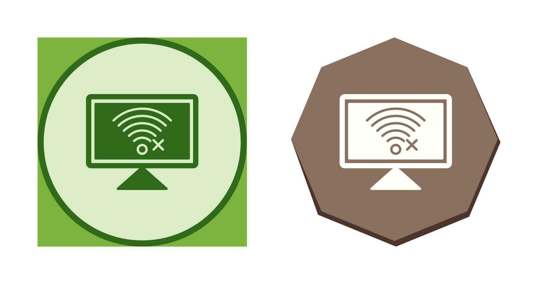 Disconnected Network Vector Icon