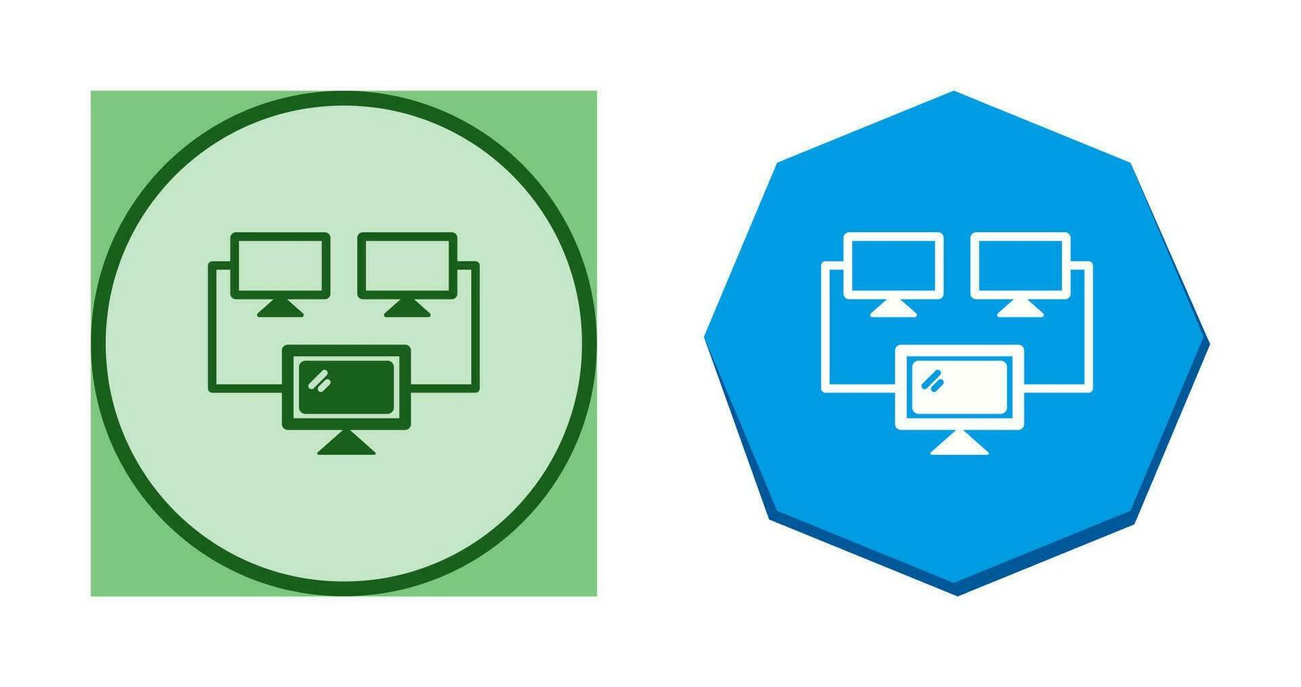 Connected Systems Vector Icon