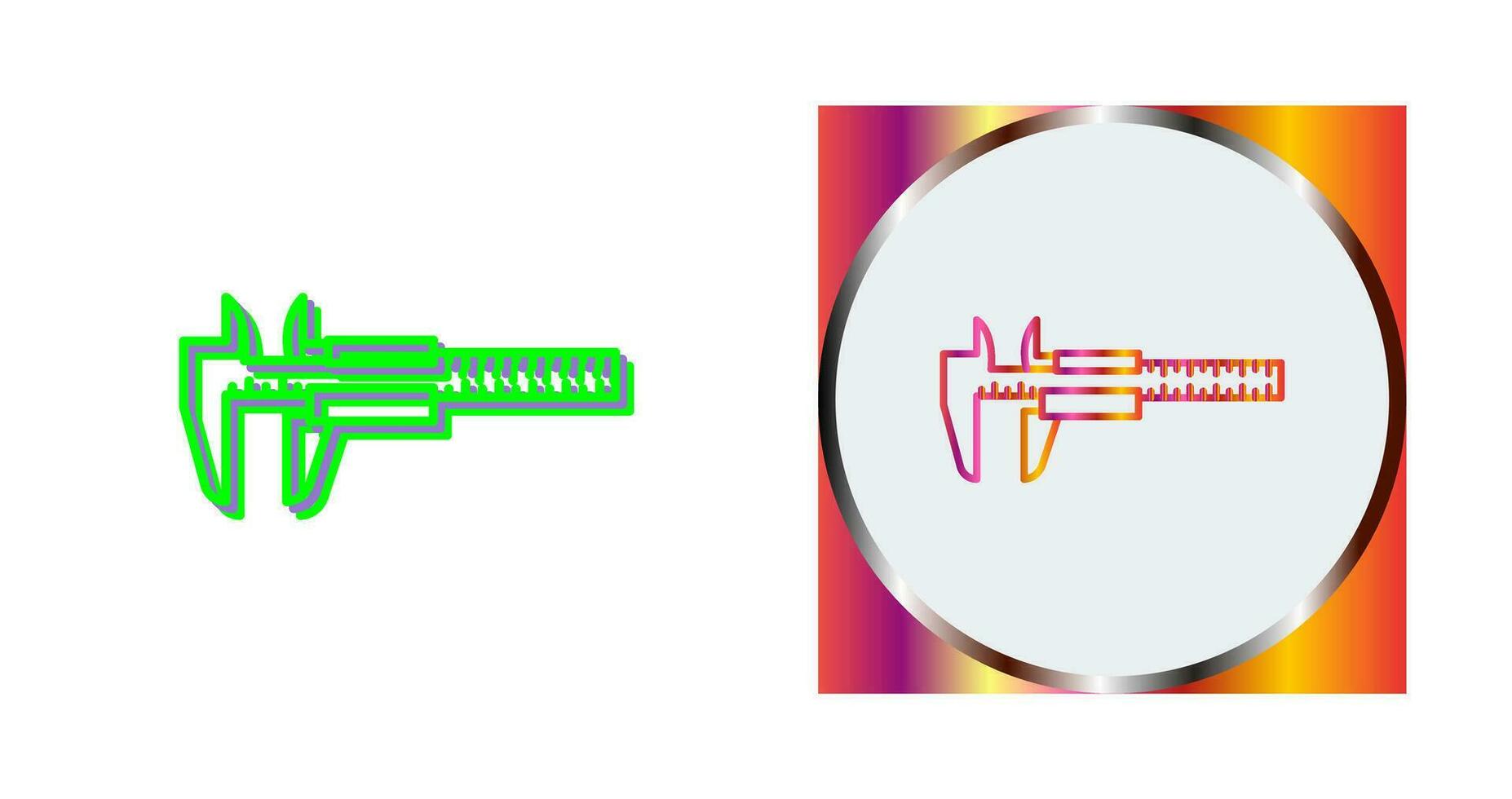 Calipers Vector Icon