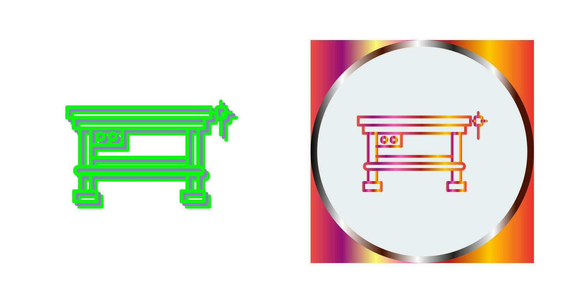 Work Bench Vector Icon
