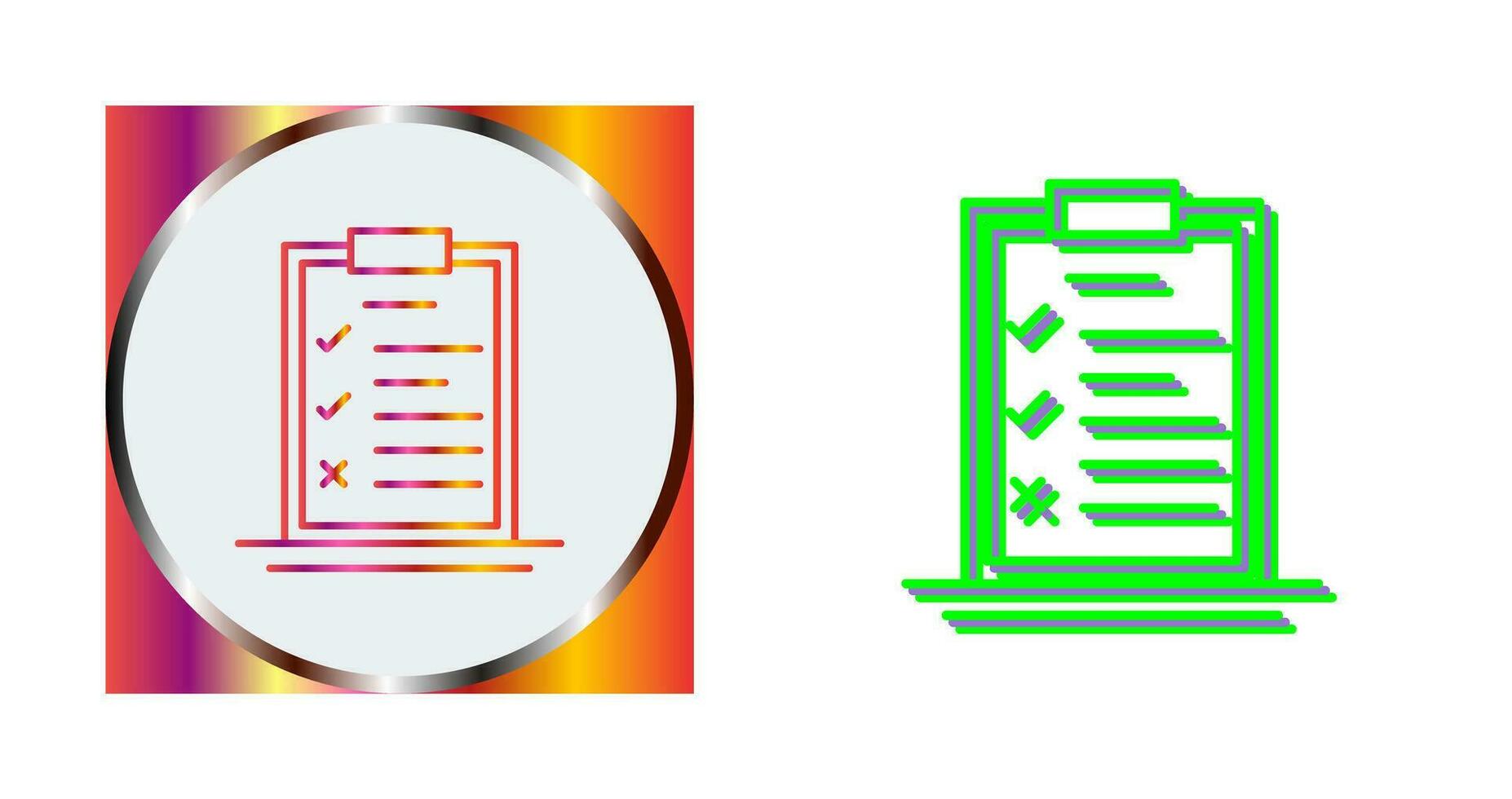 Checklist Vector Icon