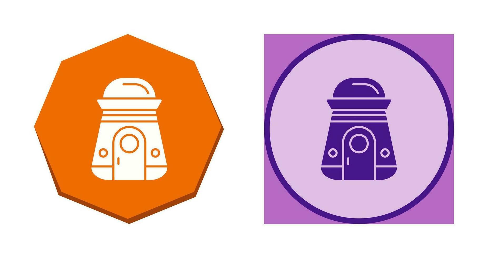 Space Capsule Vector Icon