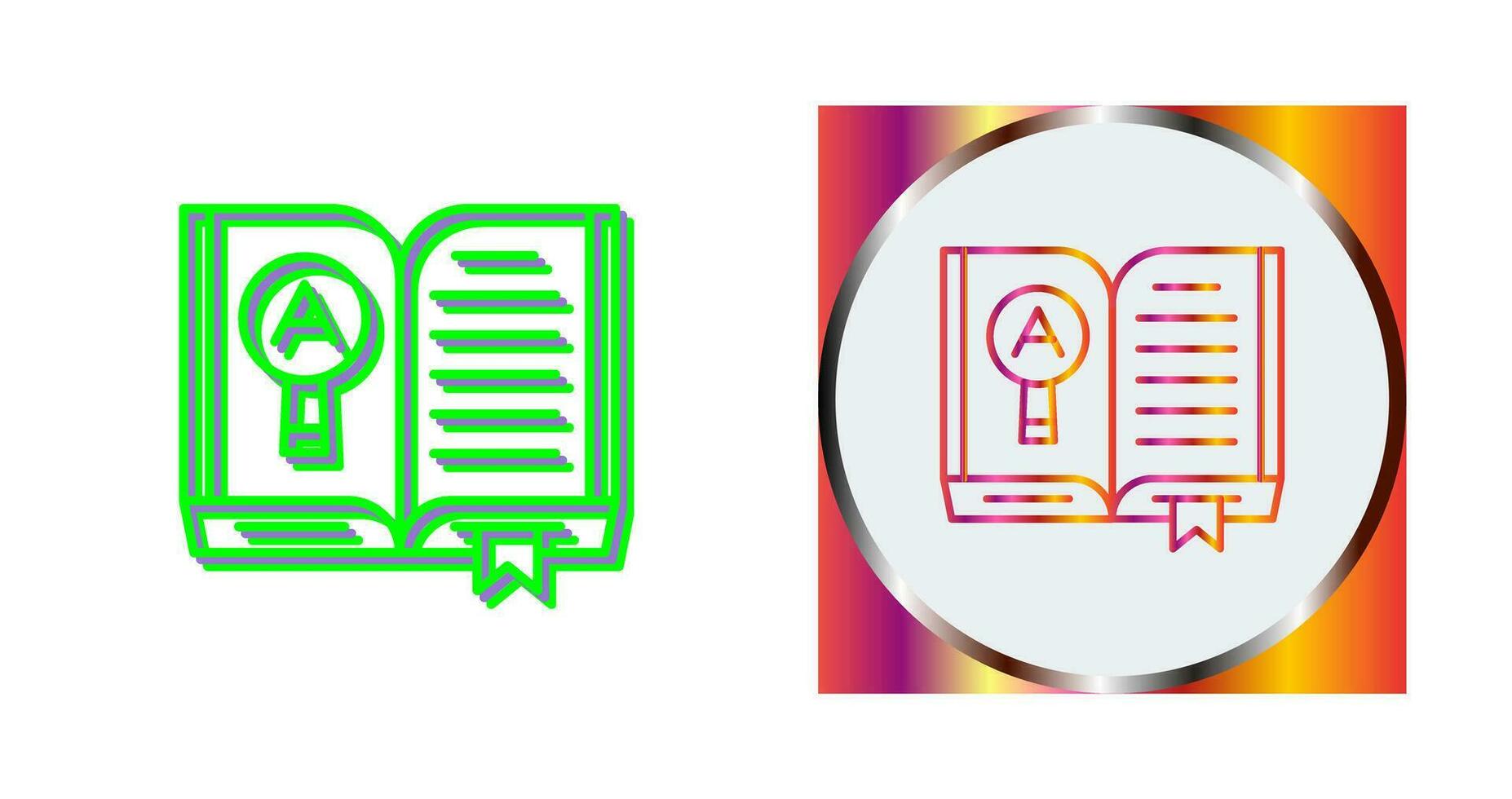 Open Book Vector Icon