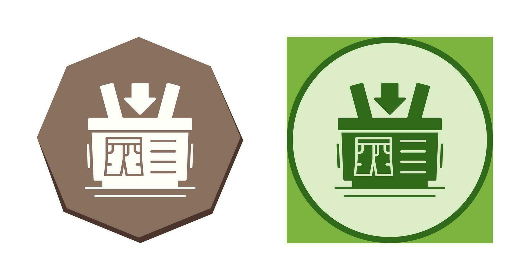 Shopping Basket Vector Icon