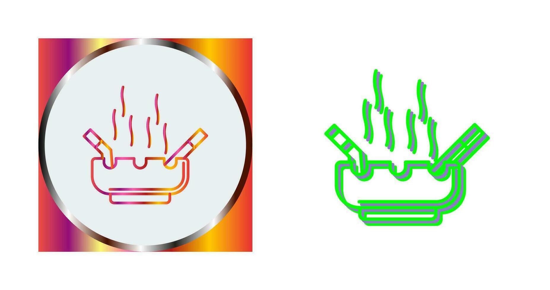 Ashtray Vector Icon