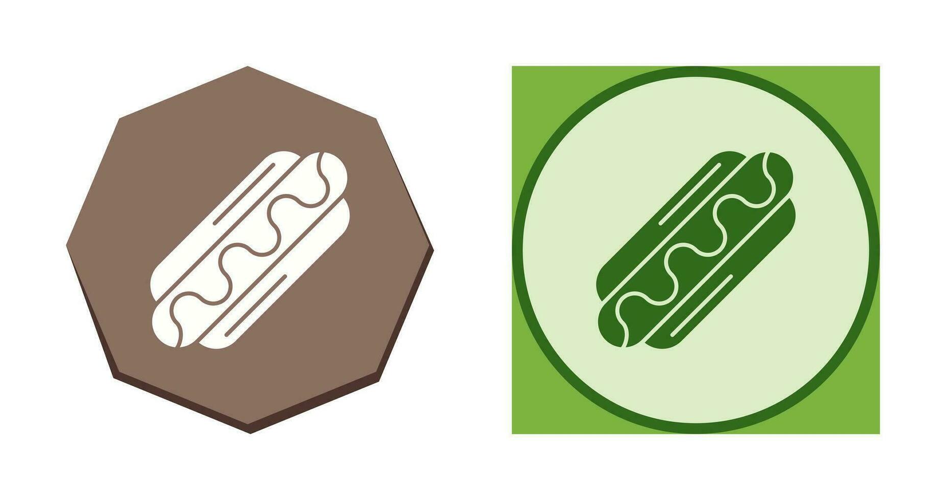 icono de vector de hotdog