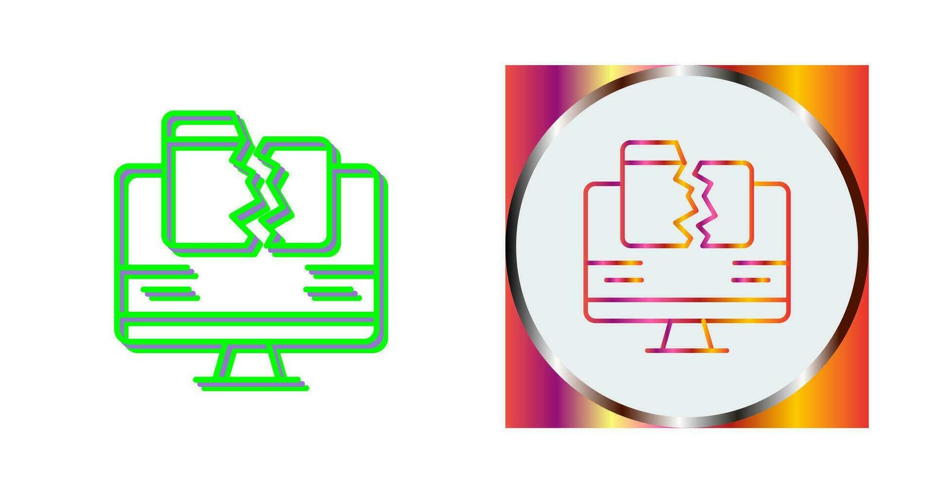 Data Loss Vector Icon