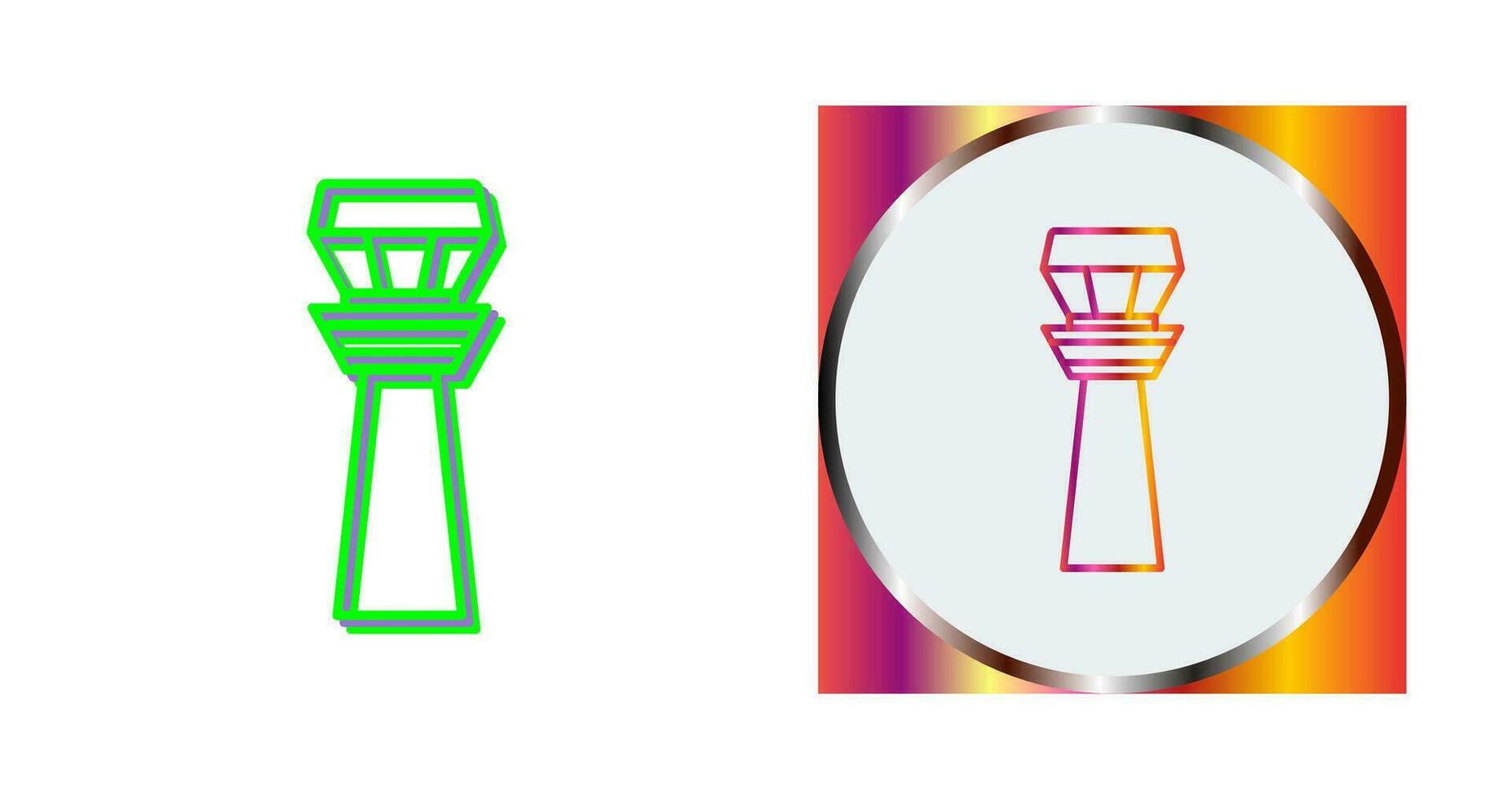 Control Tower Vector Icon
