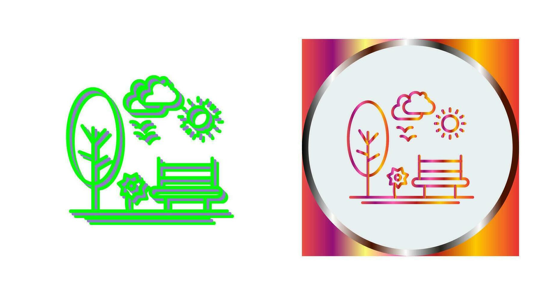 Park Vector Icon