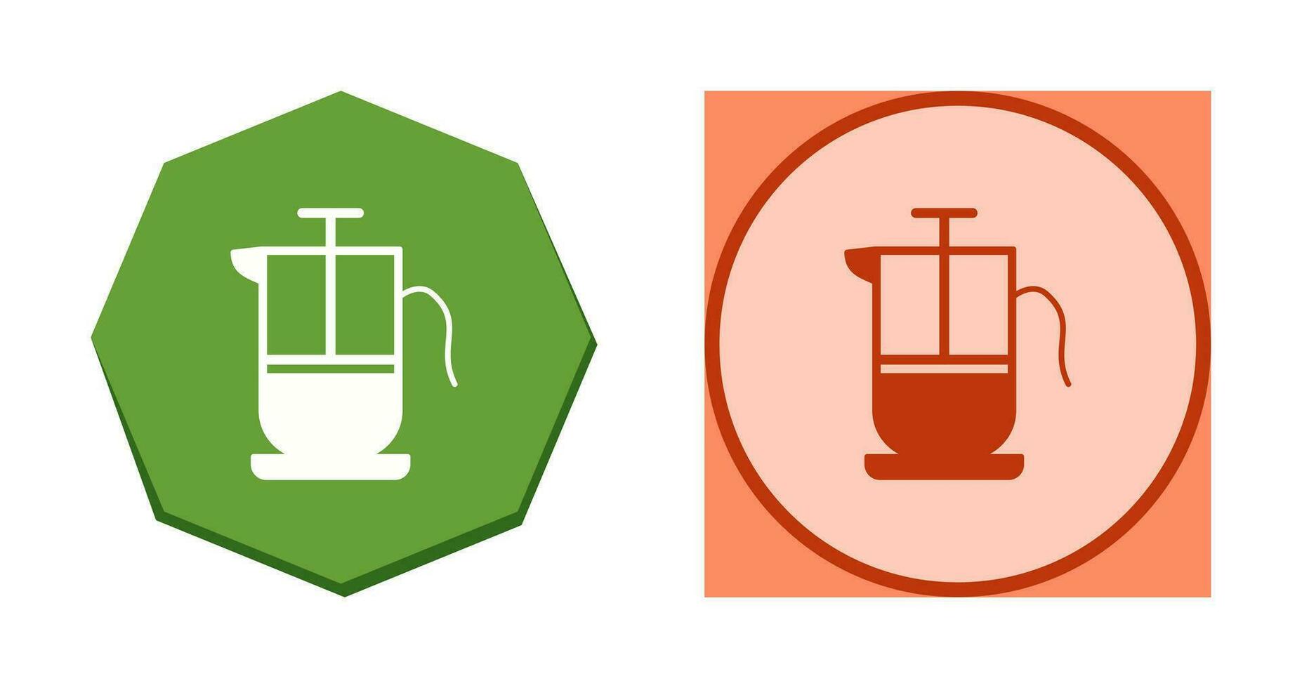 French Press Vector Icon
