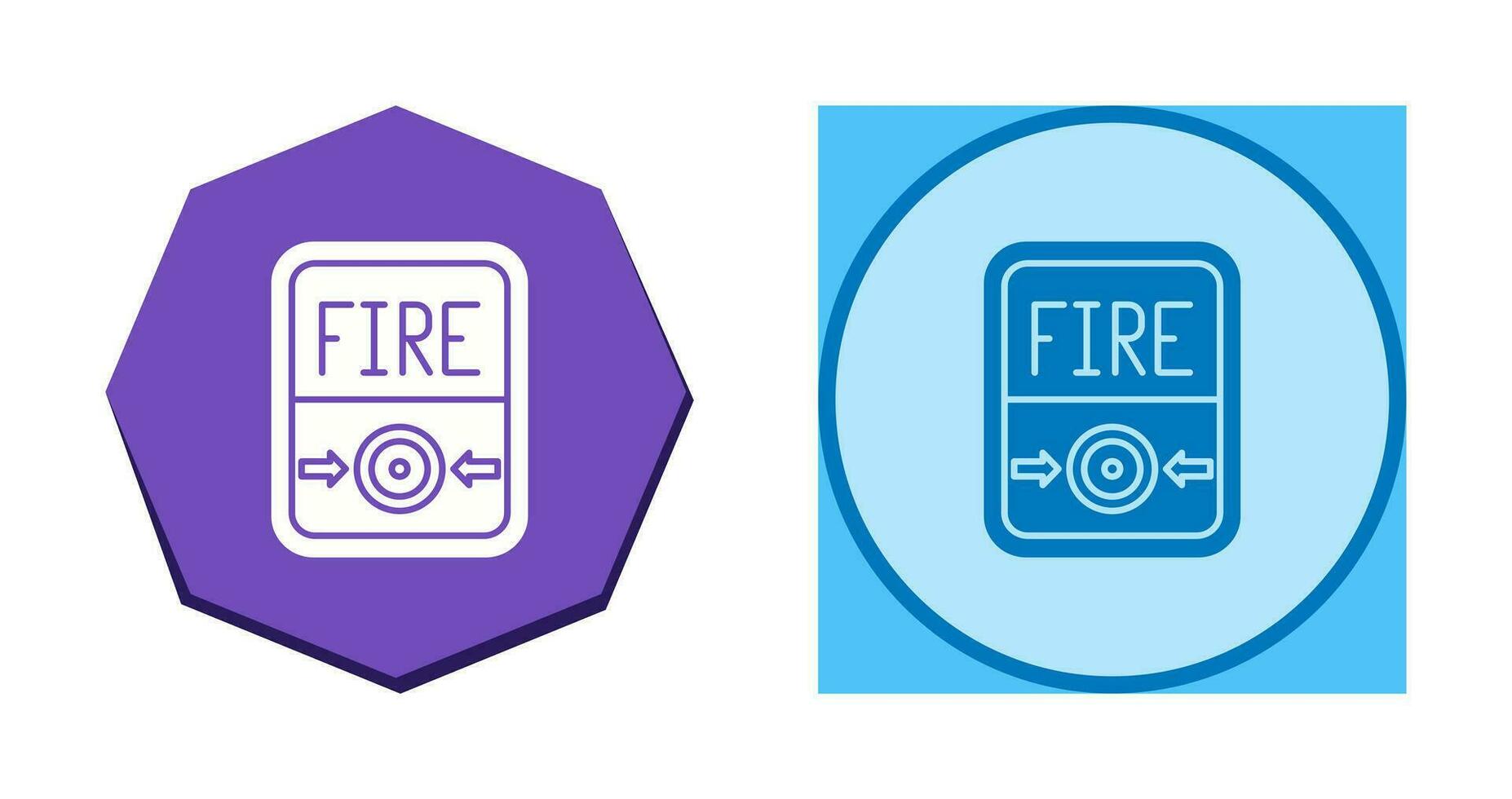 Fire Button Vector Icon