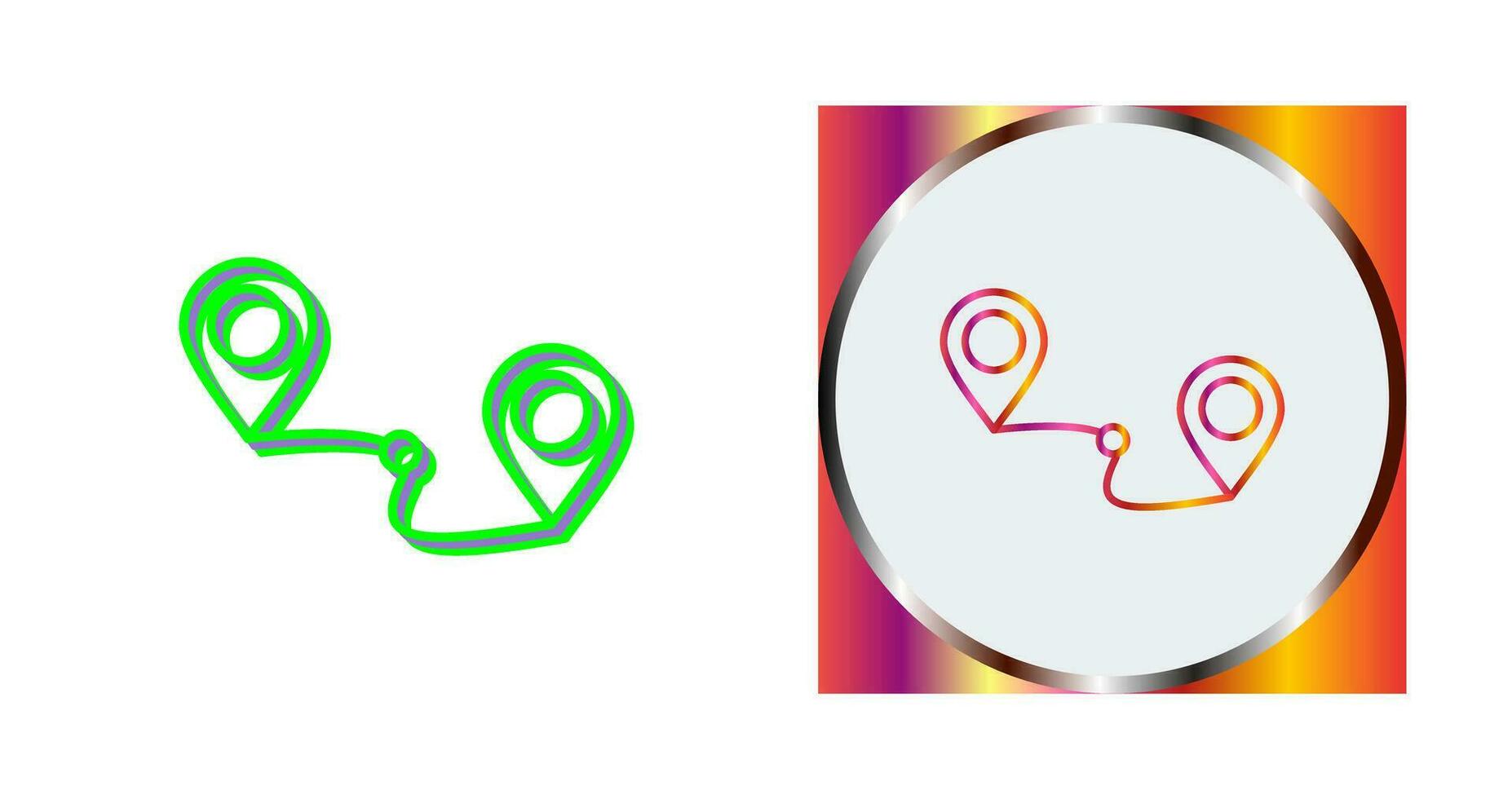 Route Vector Icon