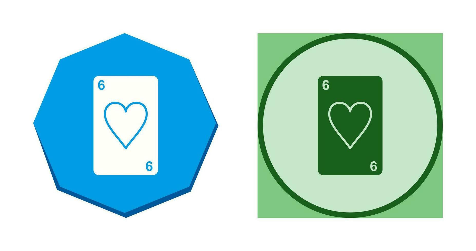 Hearts Card Vector Icon