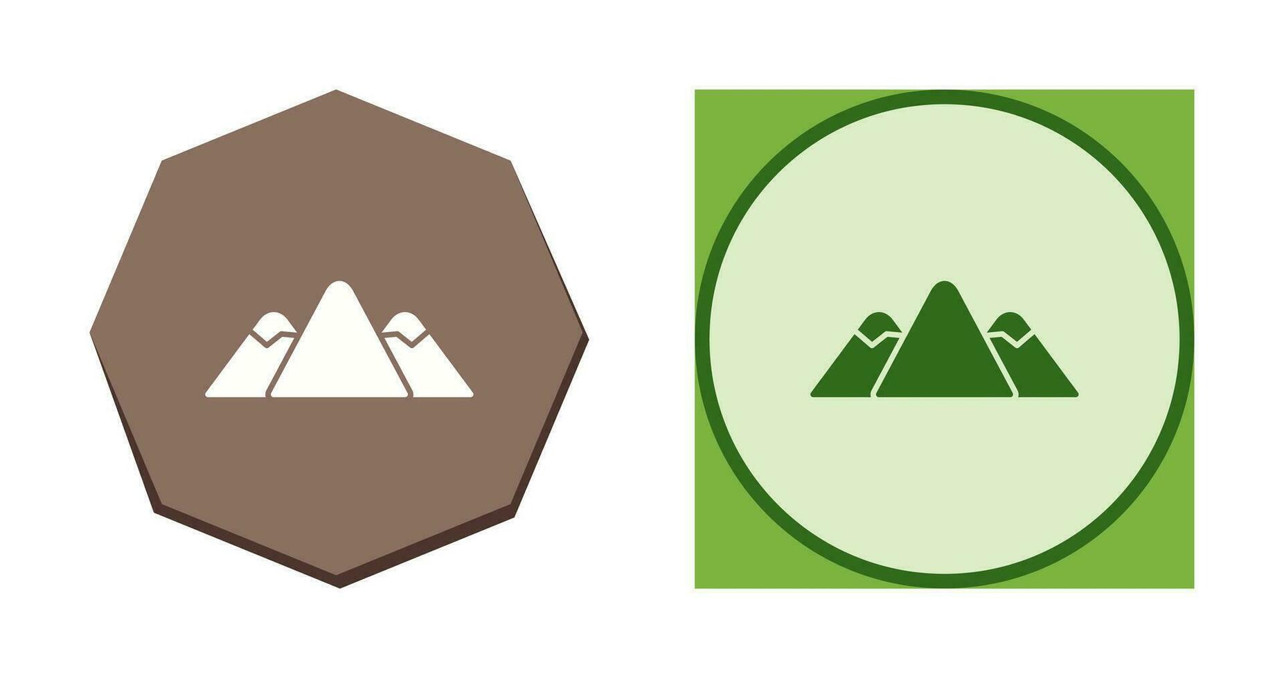 icono de vector de montaña