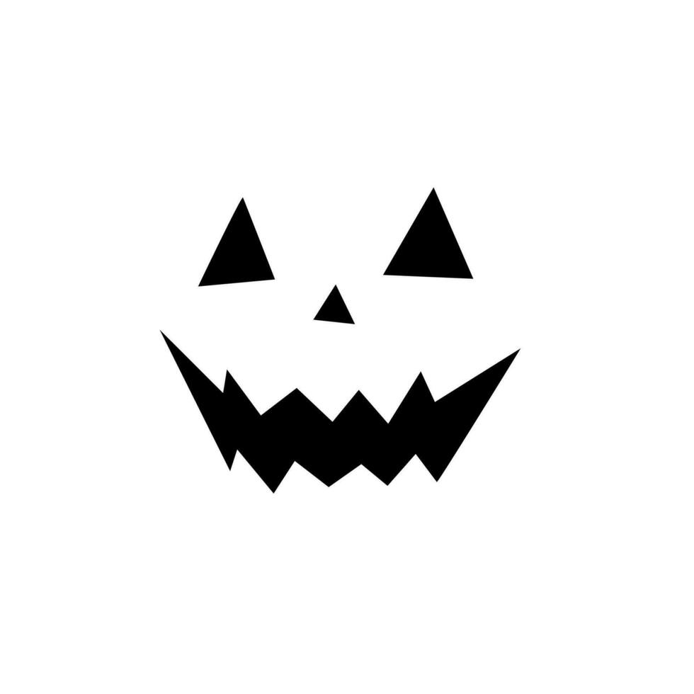 Halloween pumpkin icon on a white background vector