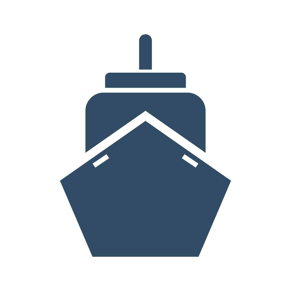 Cruise silhouette icon. Ship and shipping symbol. Vector. vector