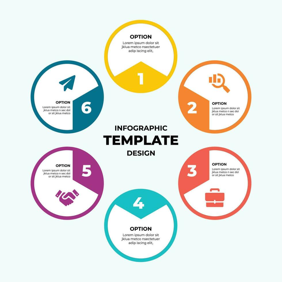 infographic design template vector