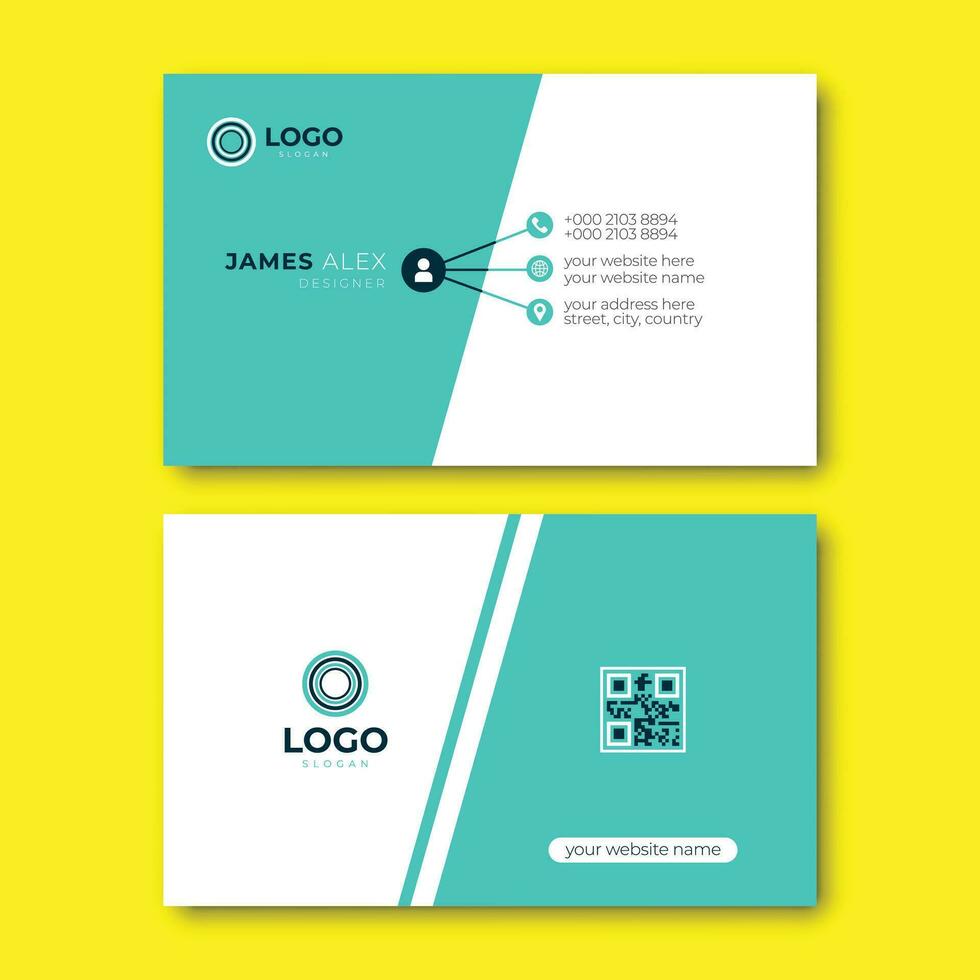 Modern And Creative Business Card Design Template vector