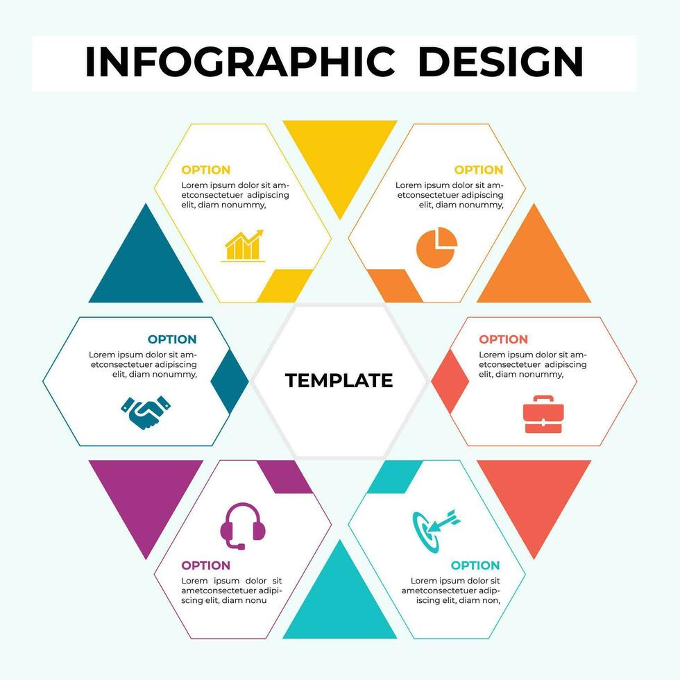 infographic design template vector